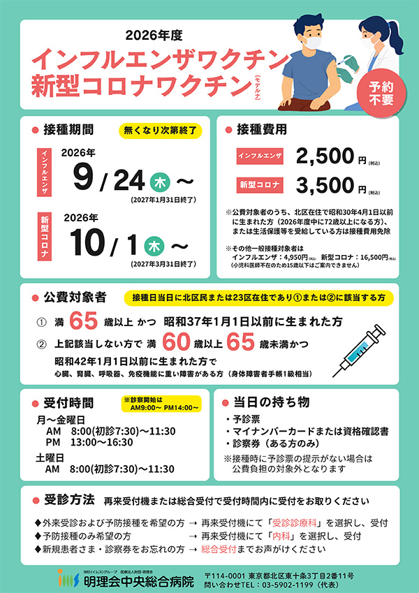 インフルエンザ予防接種