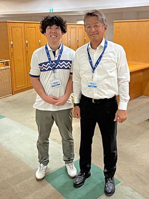 PGA明神会長と記念撮影