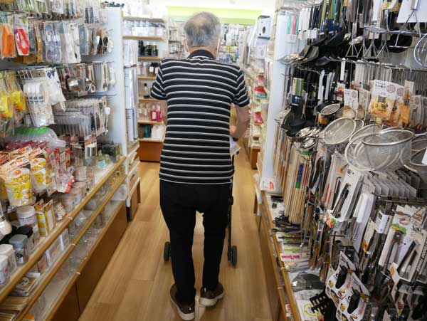 ⑤ショッピングリハビリの実施