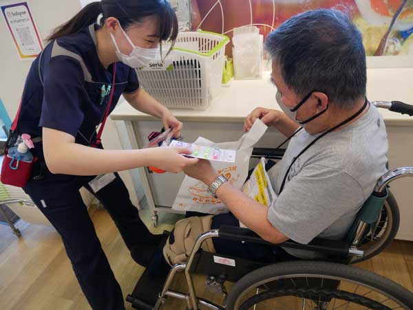 ⑤ショッピングリハビリの実施