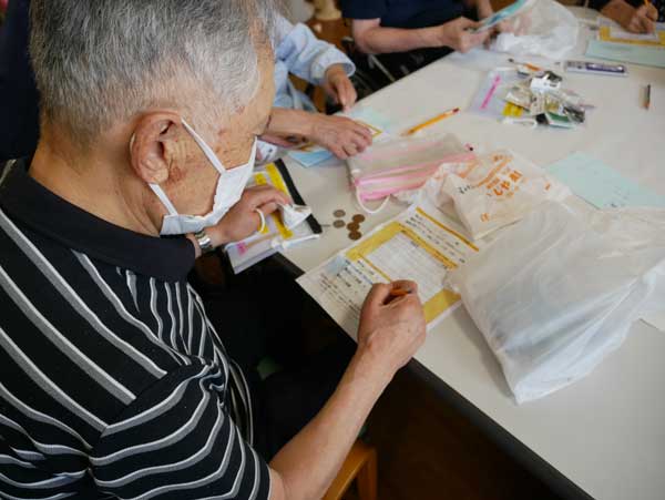 ⑤ショッピングリハビリの実施