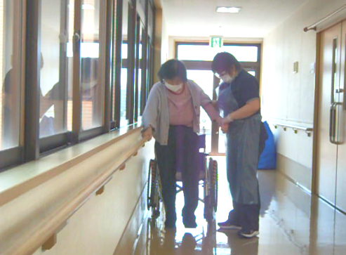 入所中のリハビリ