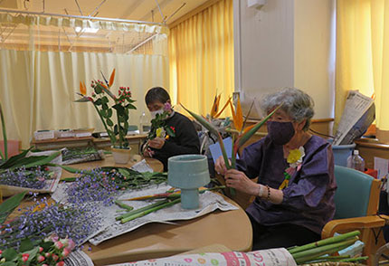 生け花クラブ発表