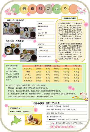 栄養科だより